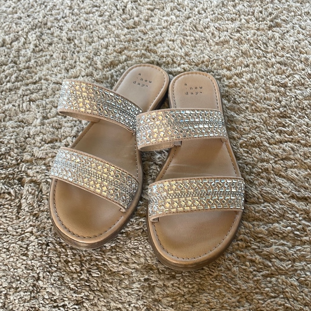 Nude sandals